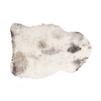 24" x 36" x 1.5" x 2" Spotted Sheepskin Single Short-Haired - Area Rug