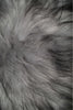 15" x 15" x 2" Metallic Silver, Sheepskin, Square - Chair Pad