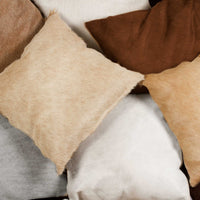 12" x 20" x 5" Natural Cowhide Pillow 2 Pack