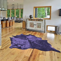 60" x 84" Purple Cowhide - Area Rug