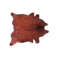 5' X 7' Brown Cowhide Area Rug