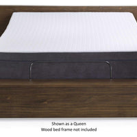 10"  King Split Memory Foam Mattress and Adjustable Bed Base