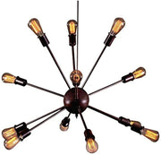 Laila 12-light Bronze Edison Lamp with Bulbs