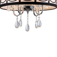 Tallalluh 4-light Chrome Chandelier