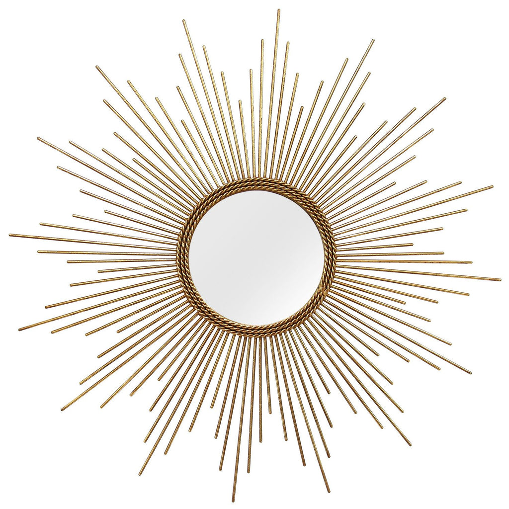 26" X 1.25" X 26" Gold Simple Yet Striking Wall Mirror