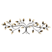 31.89" X 1.18" X 10.63" Over The Door Blowing Leaves Wall Decor