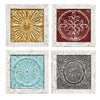 24" X 1" X 24" 4Pcs Accent Tile Wall Art