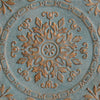 30.5" X 0.05" X 30.5" Blue European Medallion Wall Decor