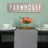 30" x 1.5" X 8" Natural Wood Farmhouse Wall Art