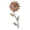 8.66" X 0.98" X 21.46" Pink and Green Romantic Flower Stem Wall Decor