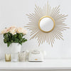 20" X 1" X 20" Gold Wall Mirror Solid Metal