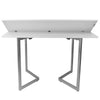 31.5" X 47.2" X 29.5" White Expanding Desk and Dining Table