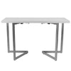 31.5" X 47.2" X 29.5" White Expanding Desk and Dining Table