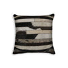 18" x 18" x 5" Modern Tricolor Torino Kobe Cowhide Pillow