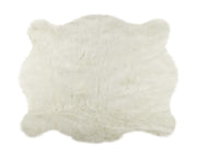 5.25' x 7.5' Polar Bear Faux Hide Area Rug