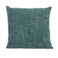 Teal Tweed Pillow