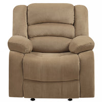 40" Contemporary Beige Fabric Chair