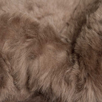 Icelandic Sheepskin Single Long-Haired Rug Approx 2' X 3' - Taupe