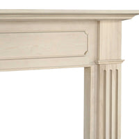 72" Graceful Unfinished Wood Mantel Shelf