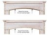 68.5" Modern Unfinished Wood Mantel Shelf