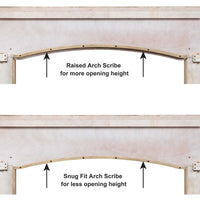 76.5" Modern Unfinished Wood Mantel Shelf