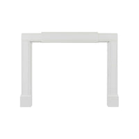 48-80" Modern White MDF Mantel Shelf