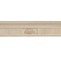 60" Classic Unfinished Wood Mantel Shelf