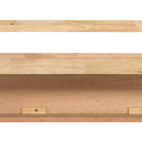 72" Graceful Unfinished Pine Wood Mantel Shelf