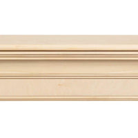 60" Elegant Unfinished Wood Mantel Shelf