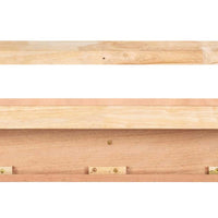 72" Elegant Unfinished Wood Mantel Shelf