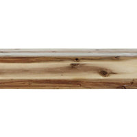 48" Contemporary Natural Wood Mantel Shelf