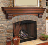 60" Contemporary Unfinished Wood Mantel Shelf