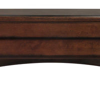 60" Elegant Distressed Cherry Mantel Shelf