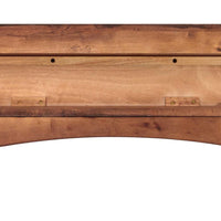 72" Sophisticated Distressed Cherry Wood Mantel Shelf