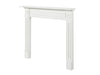 48" Sophisticated White MDF Mantel Shelf