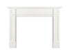 72" Graceful White MDF Mantel Shelf