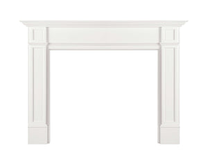 72" Graceful White MDF Mantel Shelf