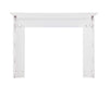 72" Graceful White MDF Mantel Shelf