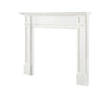 72" Graceful White MDF Mantel Shelf