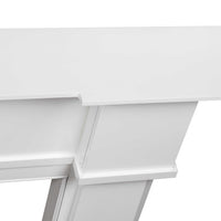 70.6" Graceful White MDF Mantel Shelf