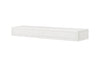 60" Contemporary White MDF Mantel Shelf