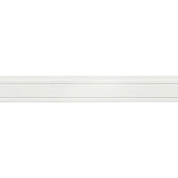 72" Contemporary White MDF Mantel Shelf