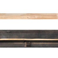 48" Modern Black MDF Mantel Shelf