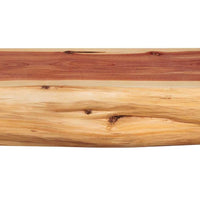 72" Modern Natural Eastern Red Cedar Mantel Shelf with a Corbel Bracket