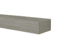 48" Non-Combustible Graywash Fiberglass and Cement Aggregate Mantel Shelf