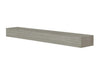 48" Non-Combustible Graywash Fiberglass and Cement Aggregate Mantel Shelf