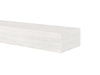 72" Non-Combustible Whitewash Fiberglass and Cement Aggregate Mantel Shelf