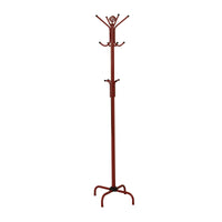 COAT RACK - 70"H - RED METAL