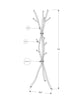 COAT RACK - 74"H - WHITE METAL