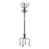 COAT RACK - 74"H - TRADITIONAL HAMMERED BLACK METAL